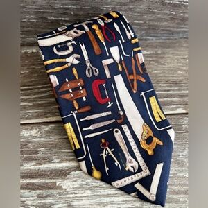 Alynn Neckwear necktie Mr. FIXIT men’s‎ formal wear tie business tool print silk